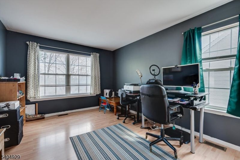 Home Office, Interior, Wood Texture Flooring