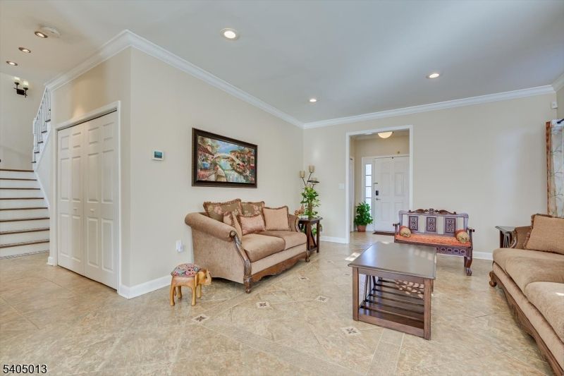 Interior, Living room, Recessed Lighting