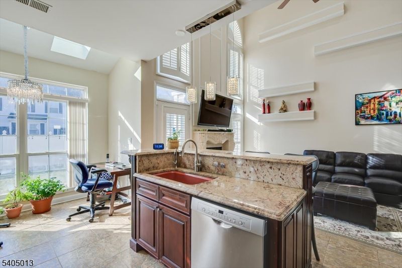 Chandelier, Interior, Kitchen, Pendant Lights