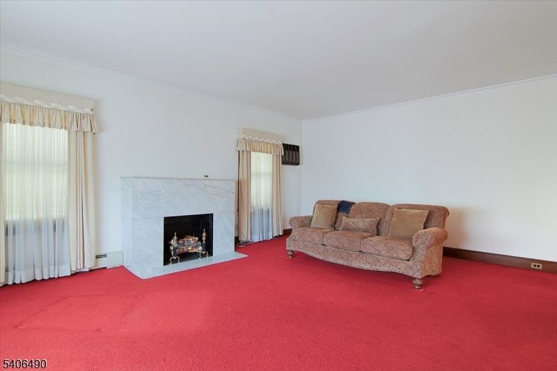 Empty room, Fireplace, Interior