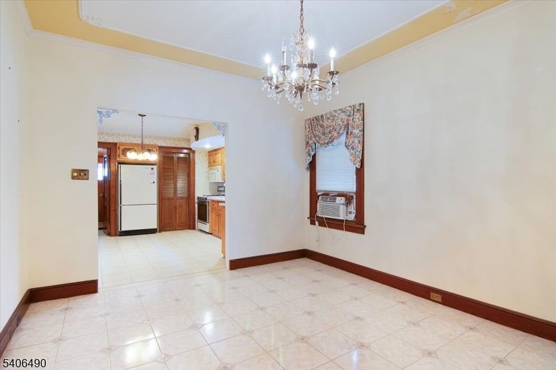 Chandelier, Empty room, Interior, Kitchen