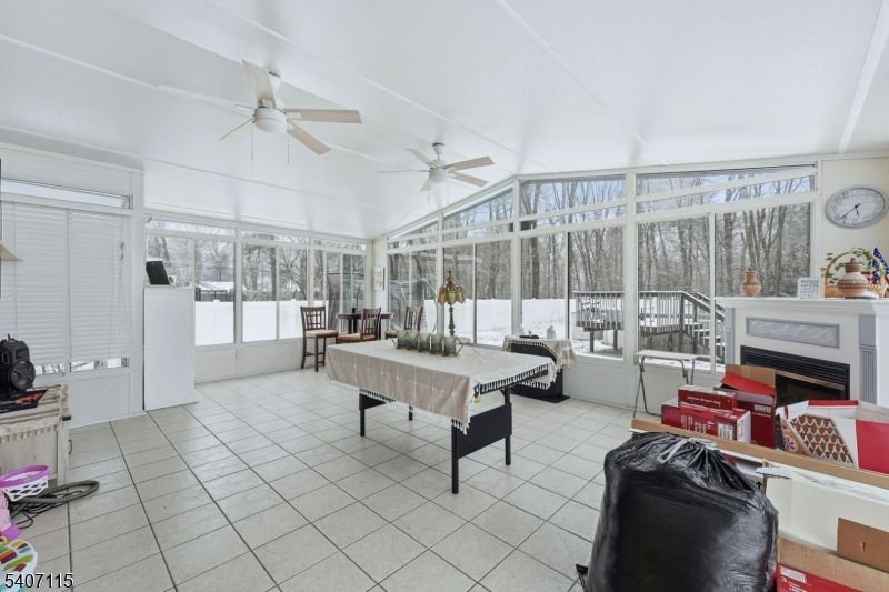 Fireplace, Game Room, Interior, Sun Room