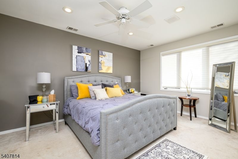 Bedroom, Interior, Recessed Lighting