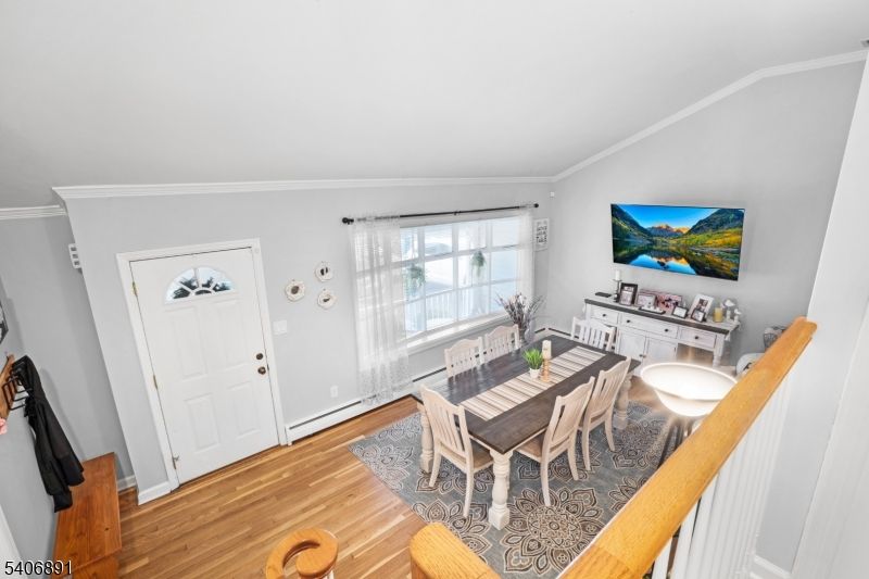 Dining room, Interior, Wood Texture Flooring