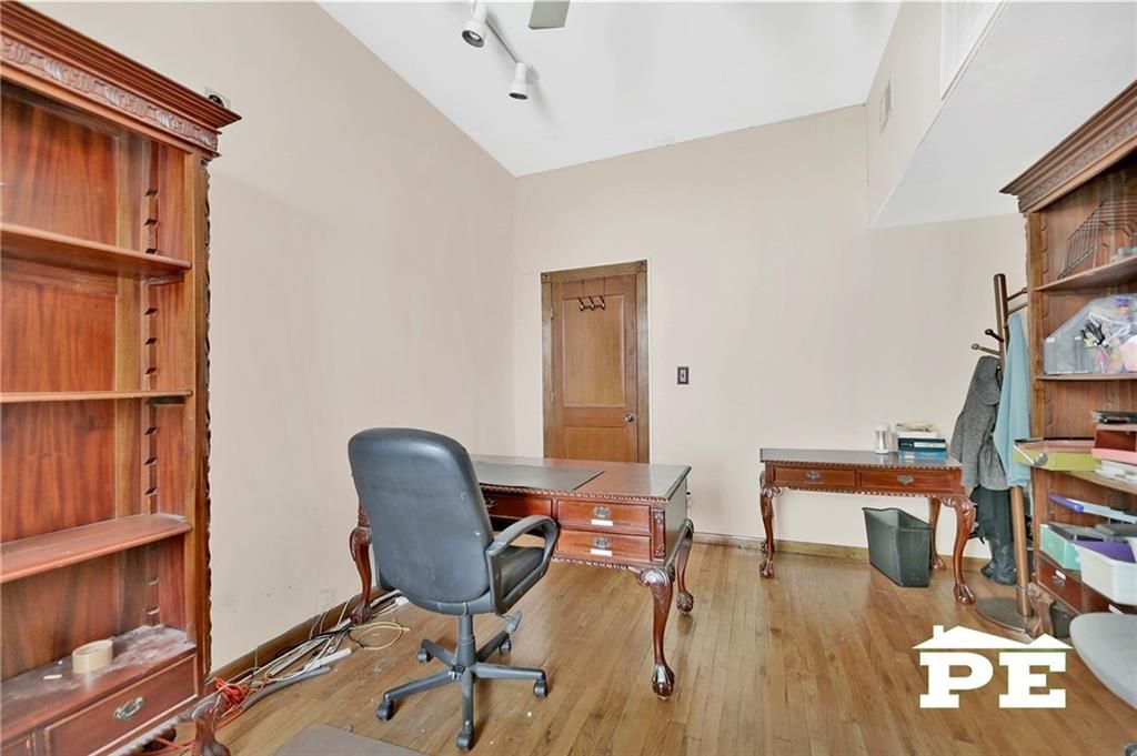 Home Office, Interior, Wood Texture Flooring