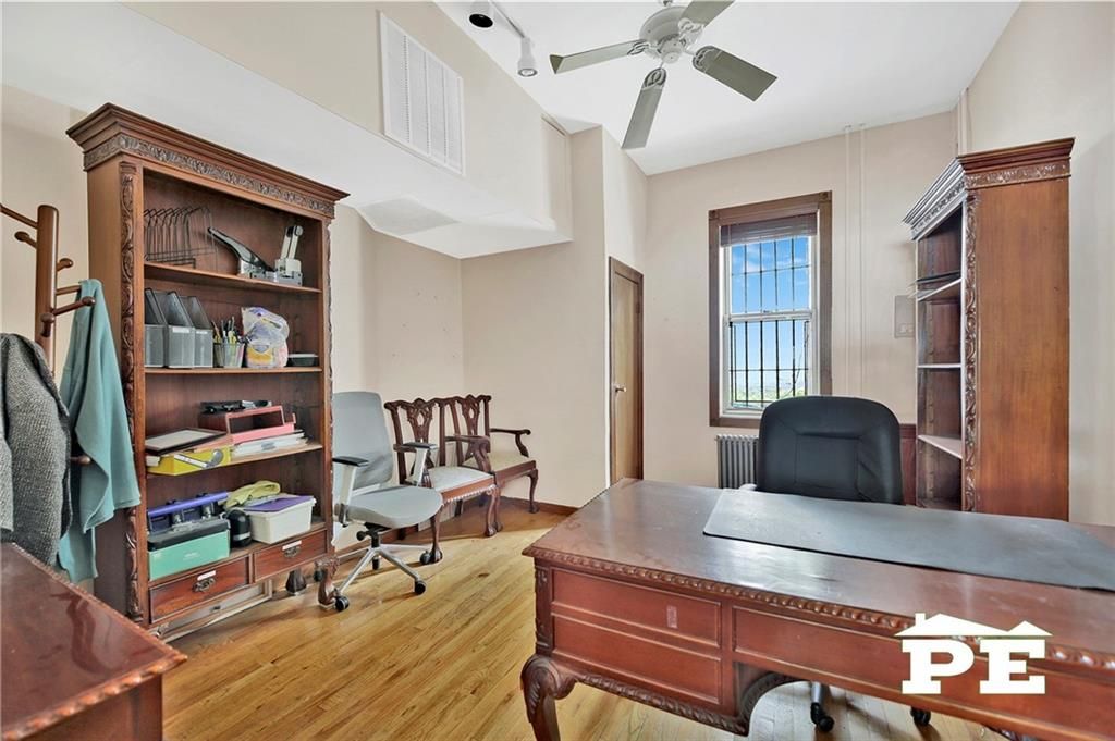 Home Office, Interior, Wood Texture Flooring