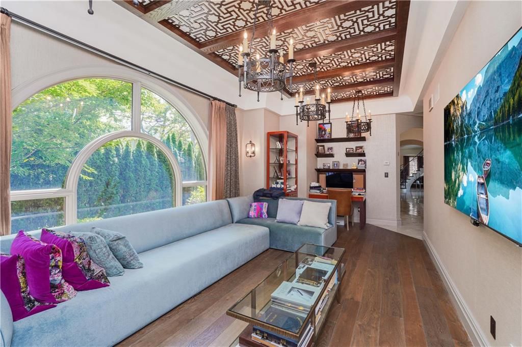 Chandelier, Interior, Living room, Pendant Lights, Wood Texture Flooring