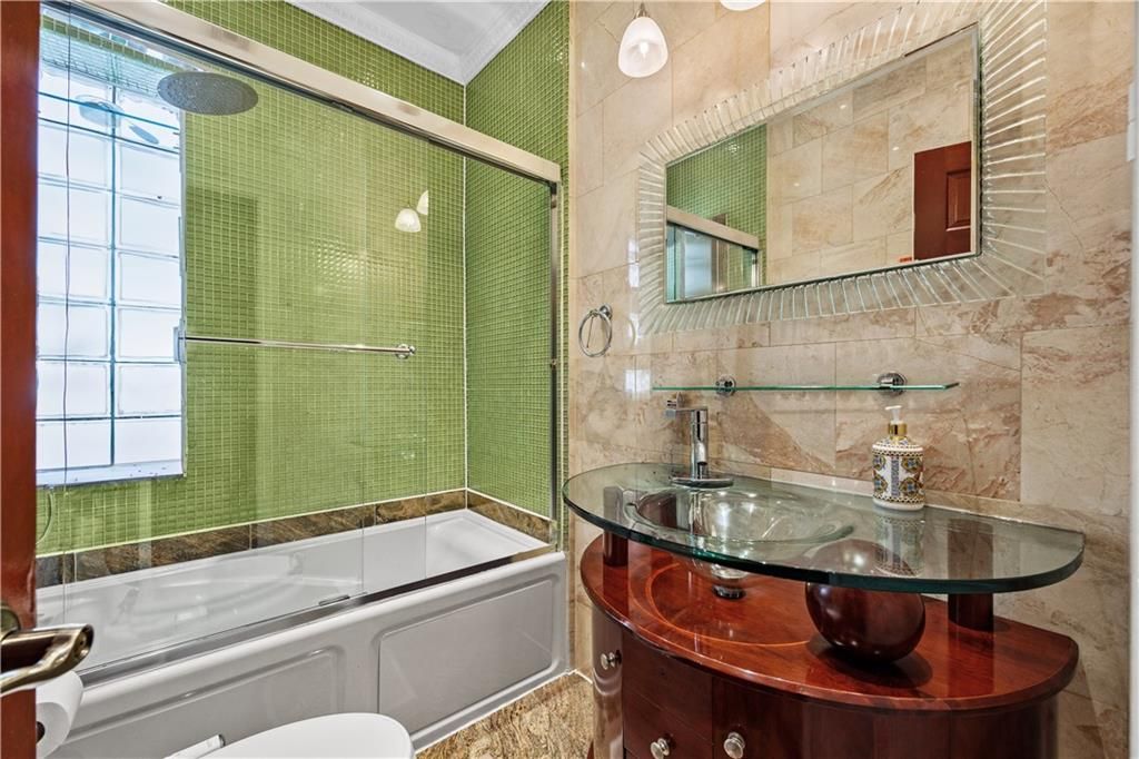 Bathroom, Glass Shower, Interior