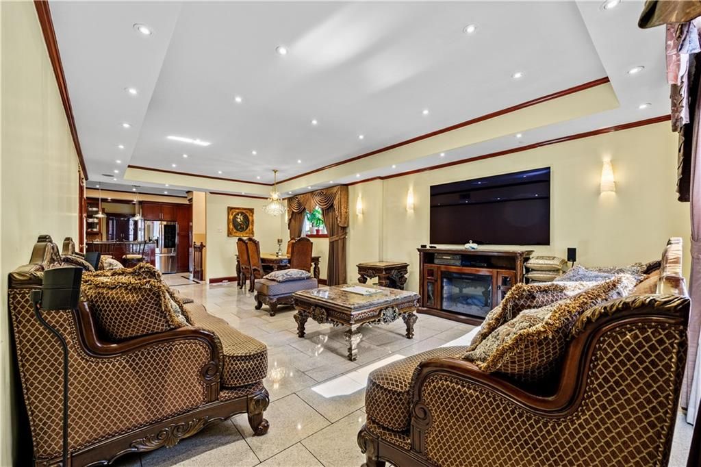 Fireplace, Interior, Living room, Recessed Lighting