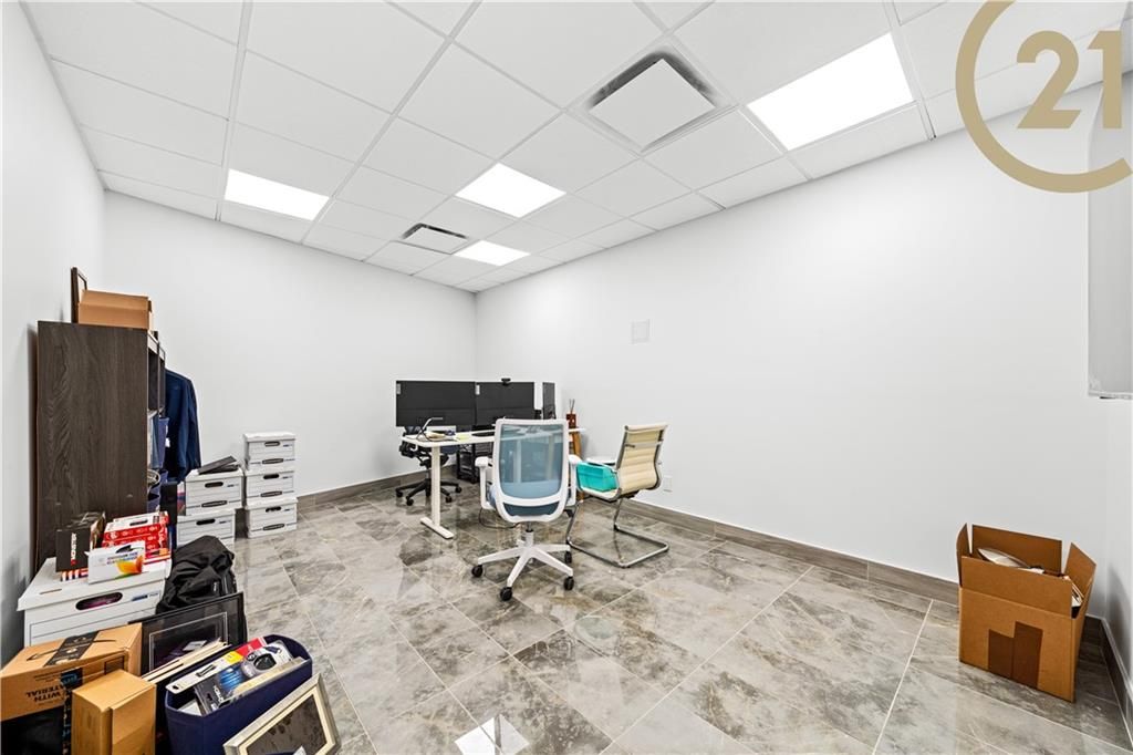 Home Office, Interior, Recessed Lighting