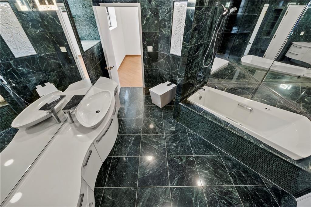Bathroom, Interior, Marble Walls