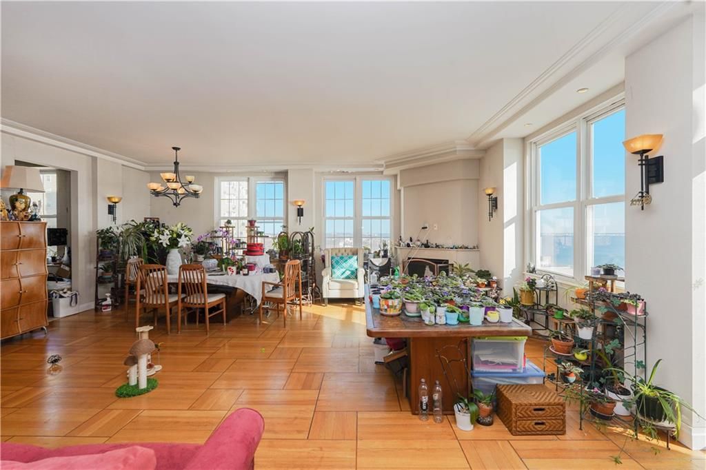 Chandelier, Dining room, Fireplace, Interior, Living room, Wood Texture Flooring