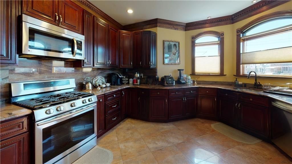Interior, Kitchen, Recessed Lighting, Stainless Steel Appliances