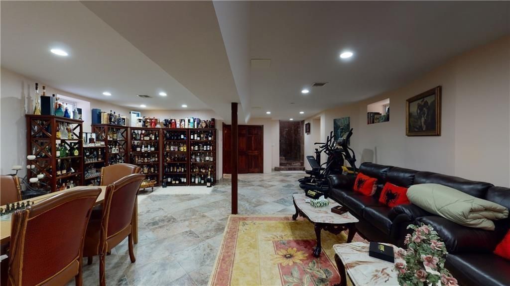 Interior, Living room, Recessed Lighting