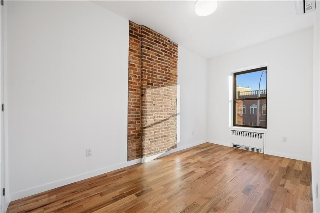 Empty room, Interior, Stone Walls, Wood Texture Flooring