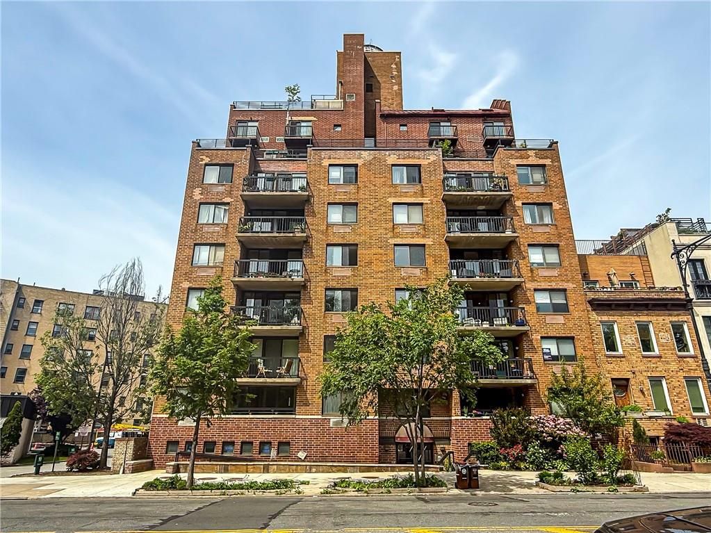 Exterior, Facade, Brick Facade, Condo Building