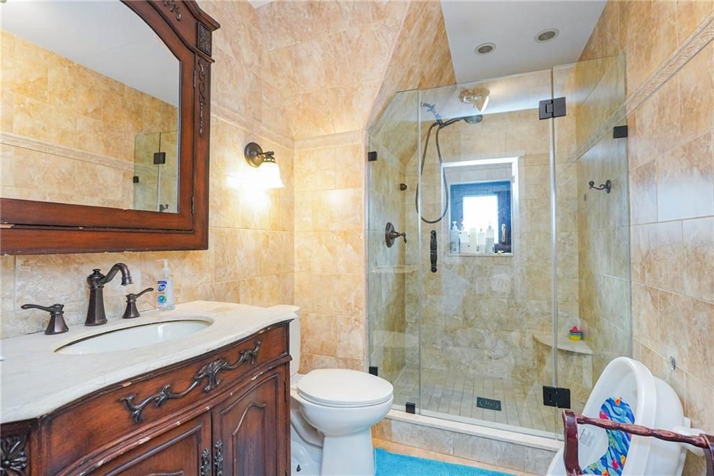 Bathroom, Glass Shower, Interior