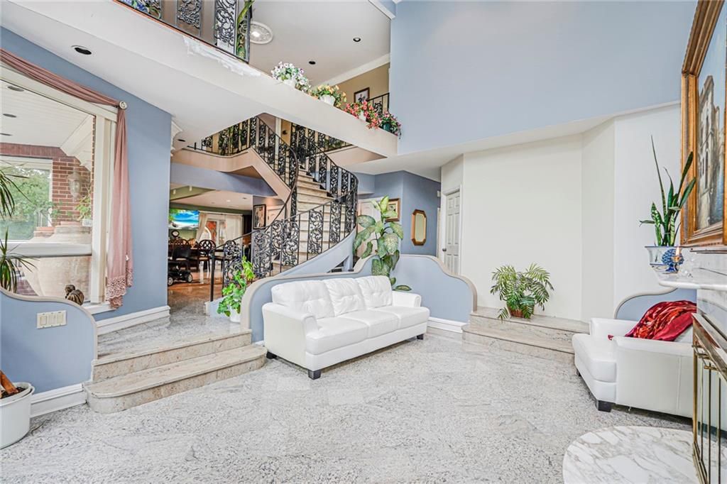 Interior, Living room, Marble, Recessed Lighting