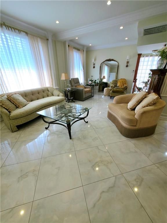 Interior, Living room, Recessed Lighting