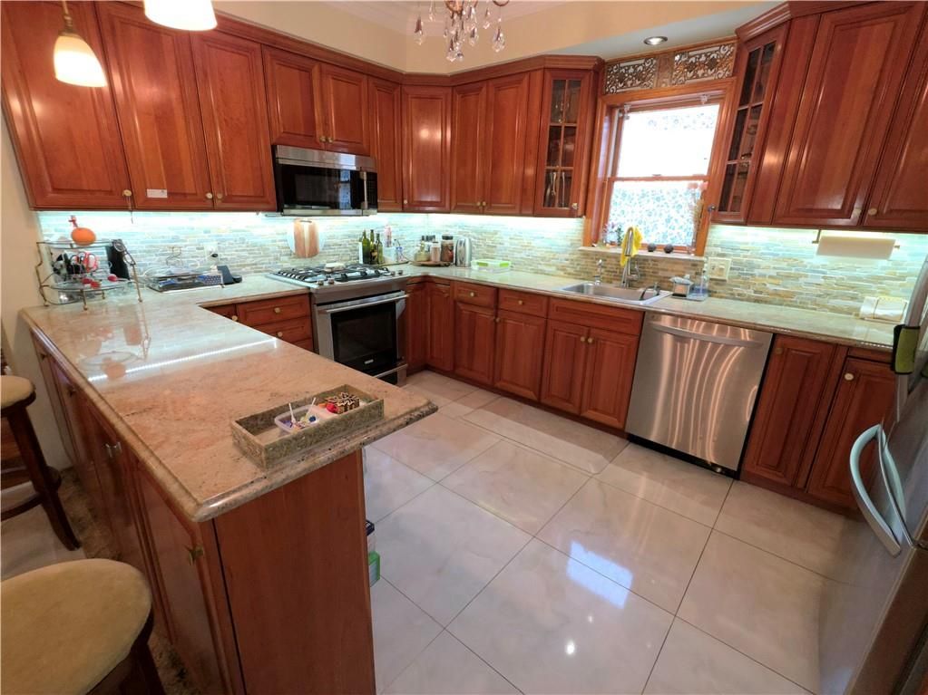 Interior, Kitchen, Recessed Lighting, Stainless Steel Appliances