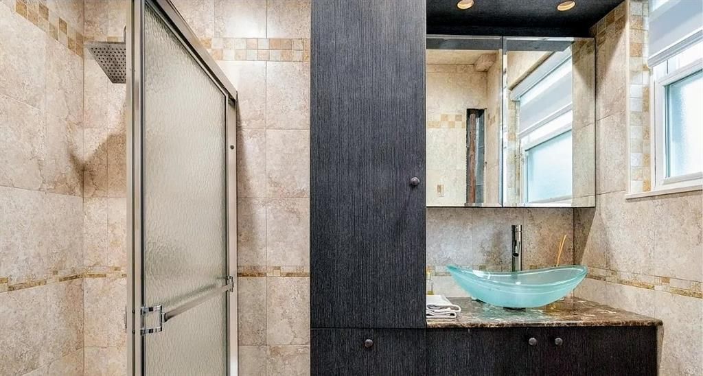 Bathroom, Glass Shower, Interior