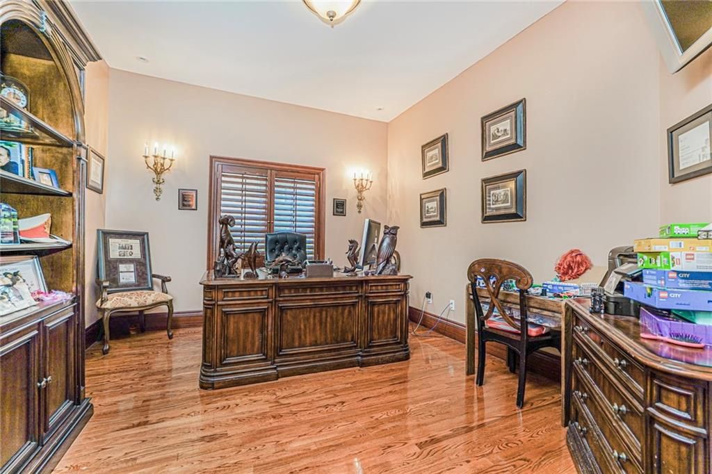 Home Office, Interior, Wood Texture Flooring