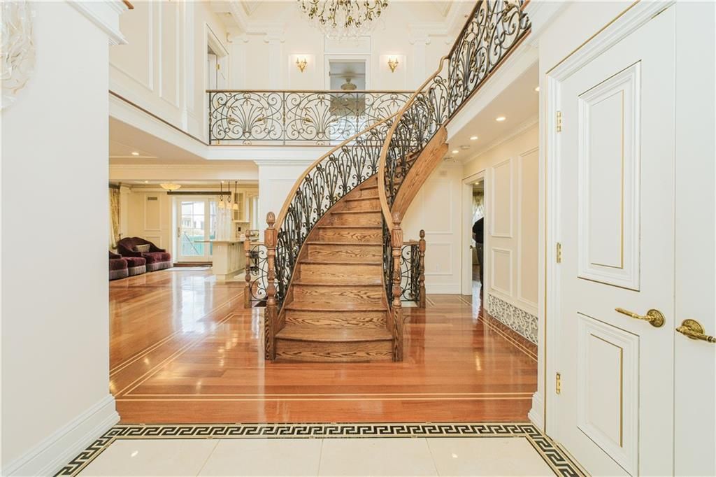 Chandelier, Interior, Recessed Lighting, Wood Texture Flooring