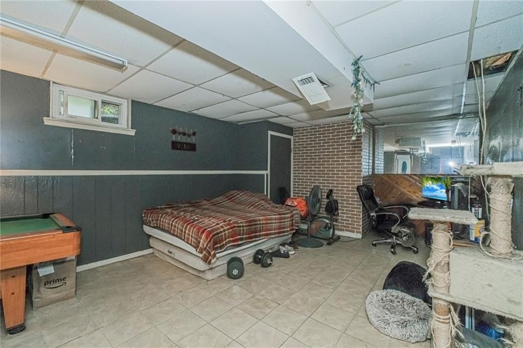 Fitness Equipment, Interior, Stone Walls