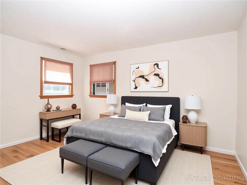 Bedroom, Interior, Wood Texture Flooring