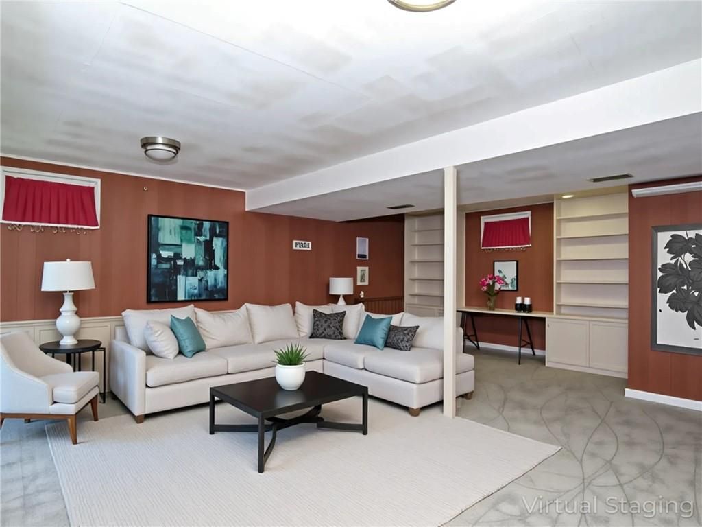 Interior, Living room, Recessed Lighting