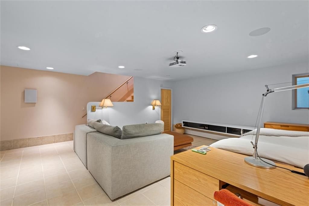 Interior, Living room, Recessed Lighting