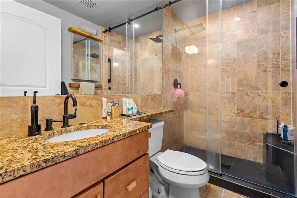 Bathroom, Glass Shower, Interior