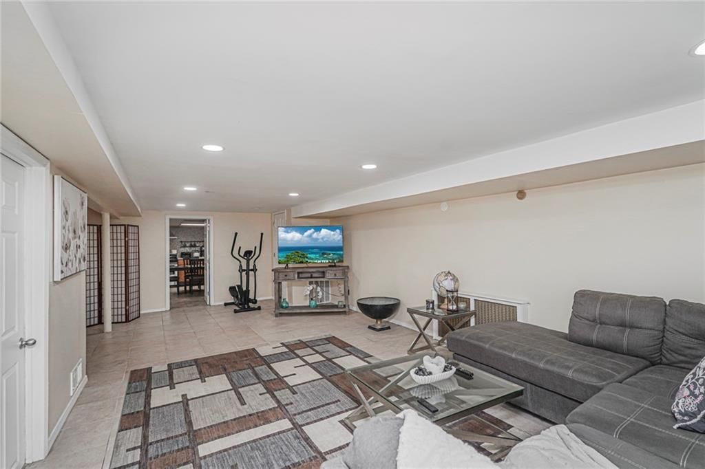 Interior, Living room, Recessed Lighting