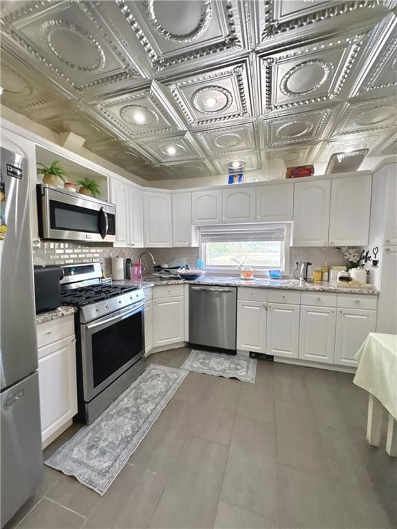 Interior, Kitchen, Recessed Lighting, Stainless Steel Appliances