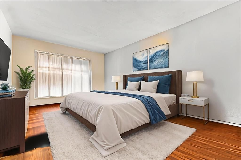 Bedroom, Interior, Wood Texture Flooring