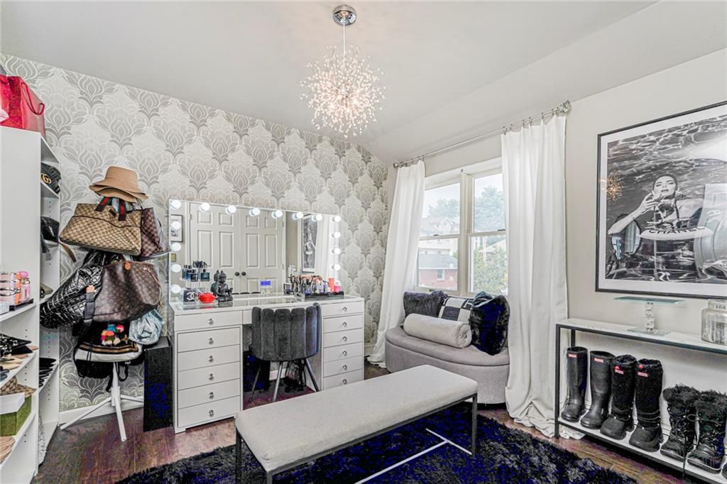 Chandelier, Interior, Wood Texture Flooring