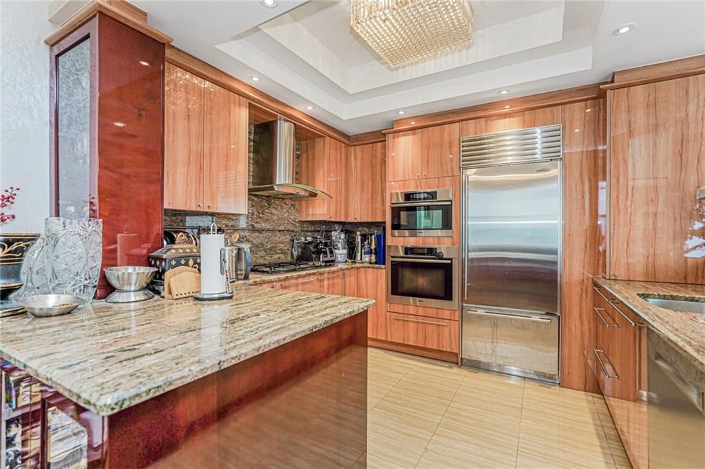 Interior, Kitchen, Recessed Lighting, Stainless Steel Appliances