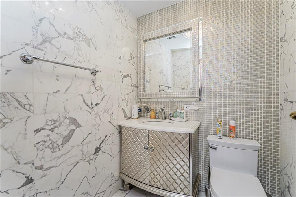 Bathroom, Interior, Marble Walls