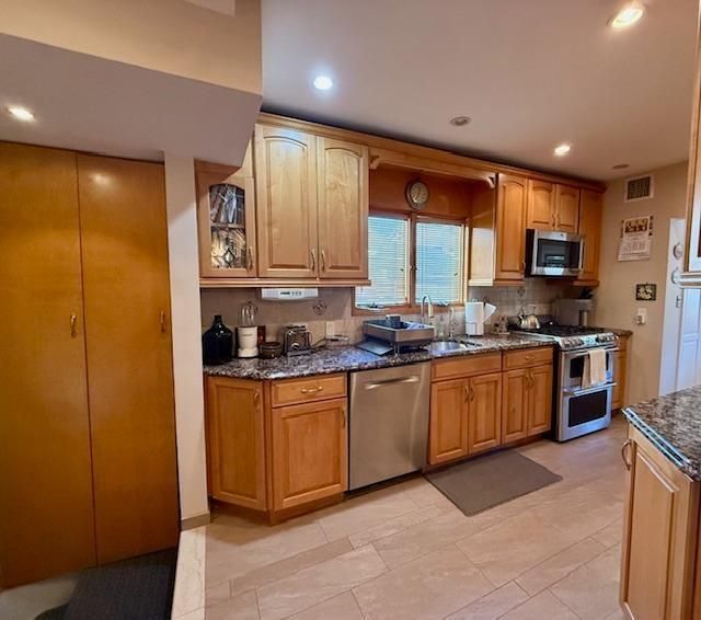 Interior, Kitchen, Recessed Lighting, Stainless Steel Appliances