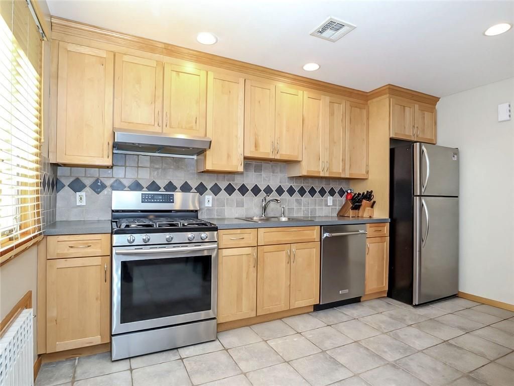 Interior, Kitchen, Recessed Lighting, Stainless Steel Appliances