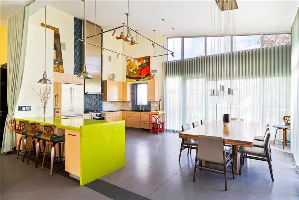 Dining room, Interior, Kitchen, Pendant Lights