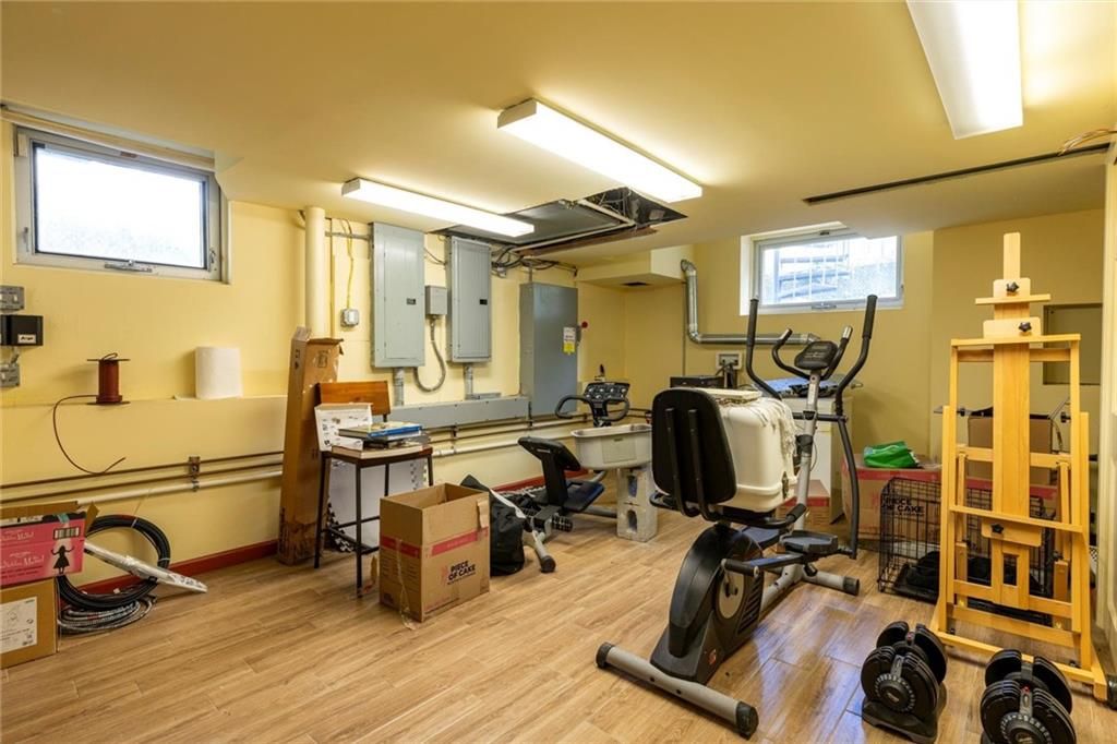 Fitness Equipment, Interior, Wood Texture Flooring