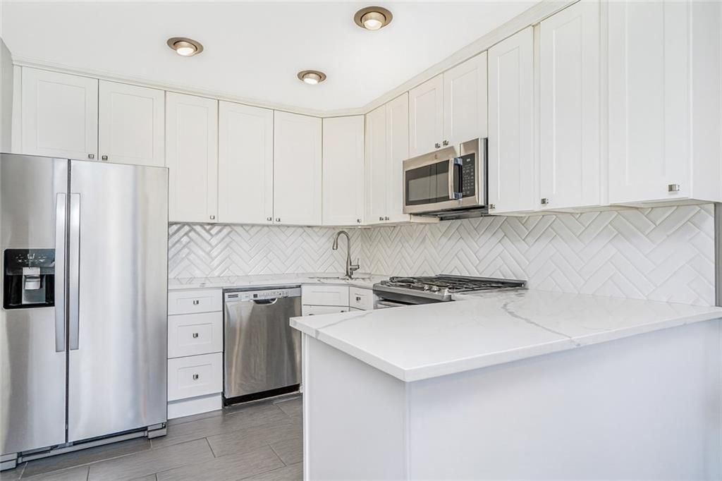 Interior, Kitchen, Recessed Lighting, Stainless Steel Appliances