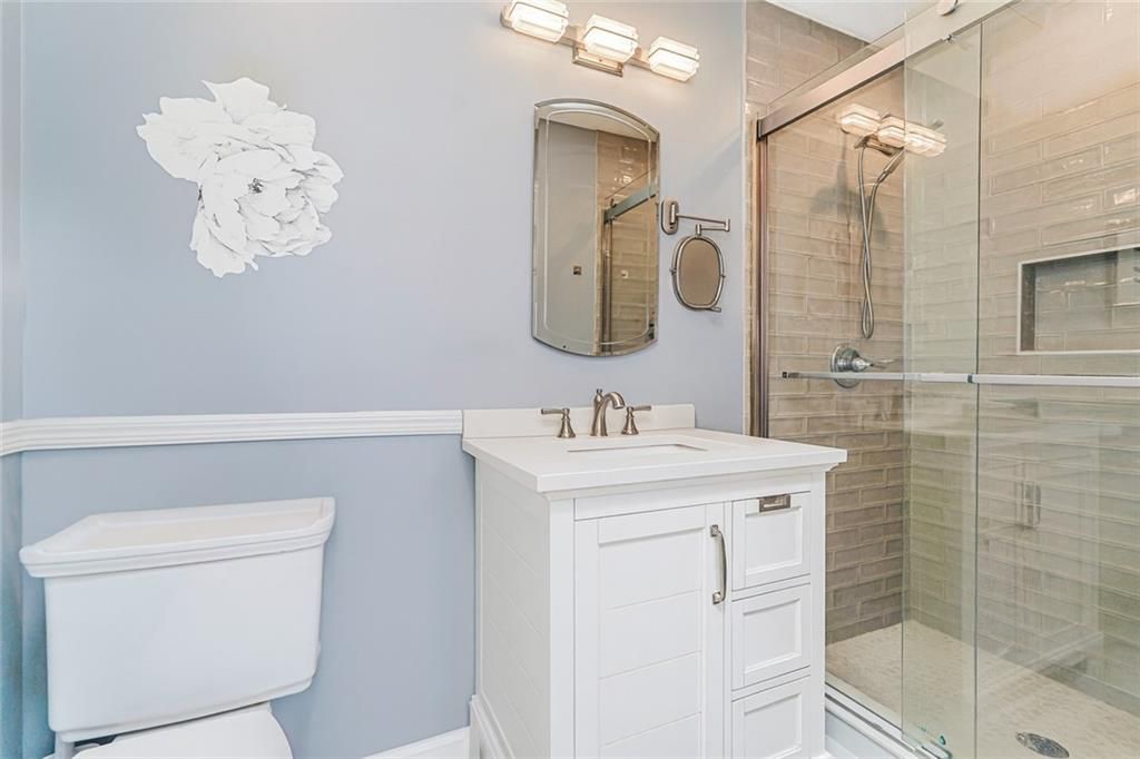 Bathroom, Glass Shower, Interior