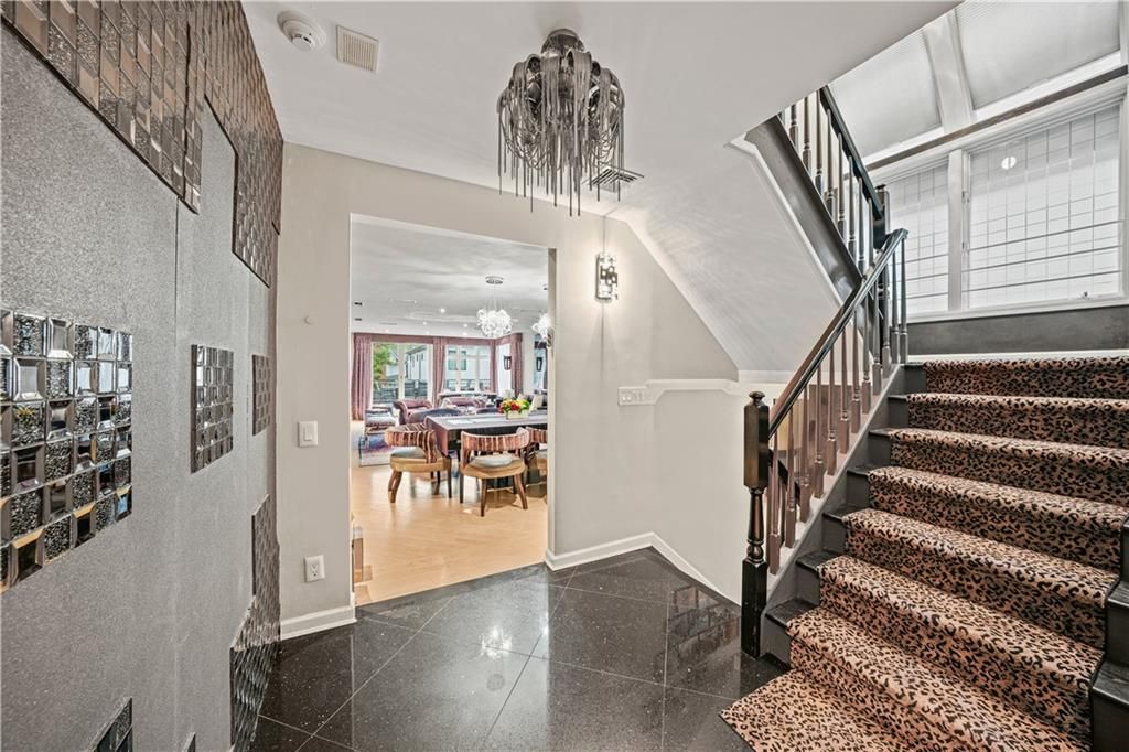 Chandelier, Dining room, Interior, Recessed Lighting