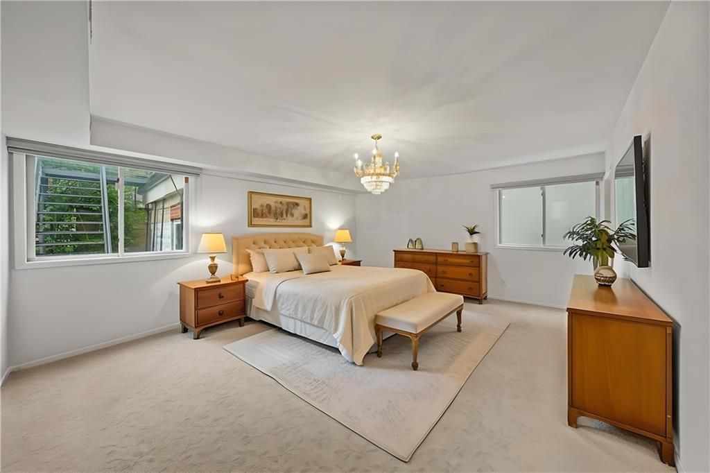 Bedroom, Chandelier, Interior