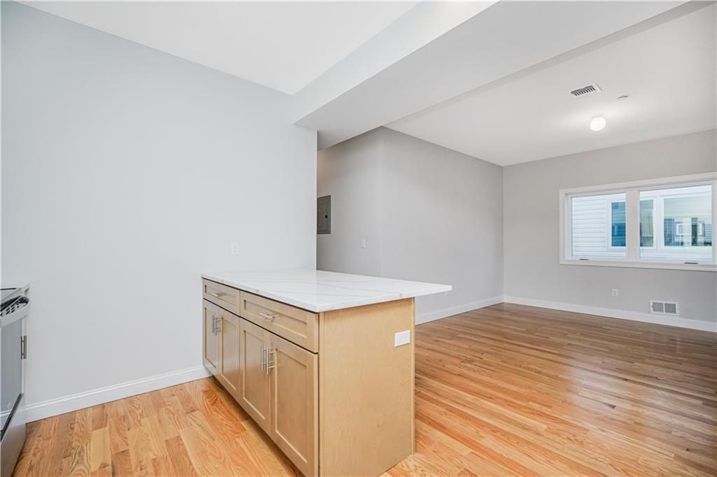 Empty room, Interior, Kitchen, Wood Texture Flooring