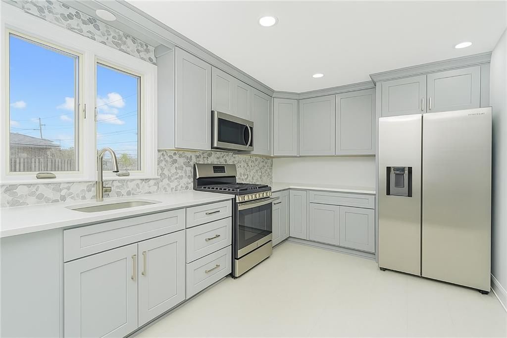 Interior, Kitchen, Recessed Lighting, Stainless Steel Appliances