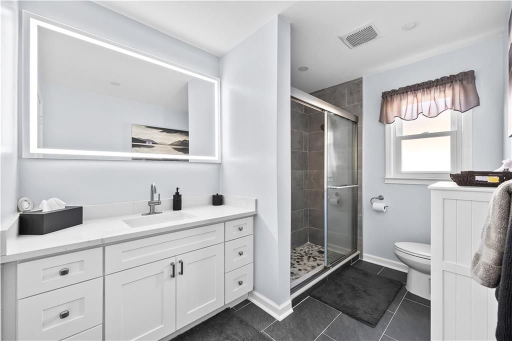 Bathroom, Glass Shower, Interior