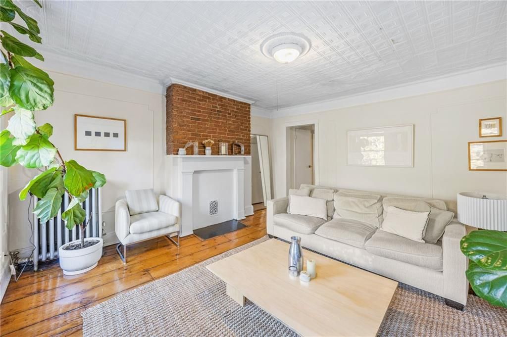 Fireplace, Interior, Living room, Stone Walls, Wood Texture Flooring